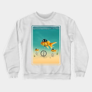 gold fish Crewneck Sweatshirt